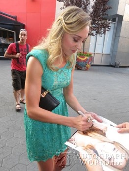 Lindsay Seim autograph