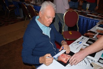 Malcolm McDowell autograph