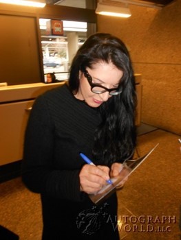 Marina Abramovic autograph