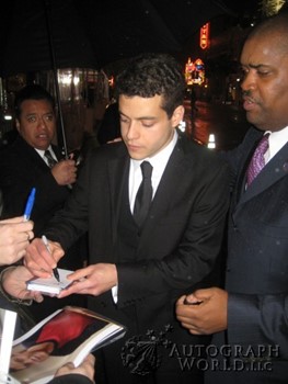 Rami Malek autograph