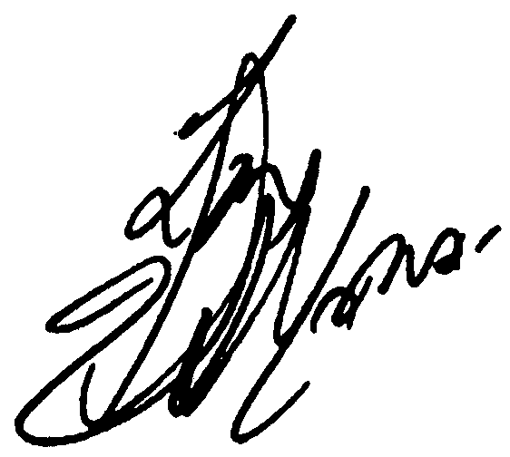 Kristian Alfonso autograph facsimile