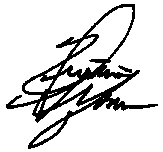 Kristian Alfonso autograph facsimile