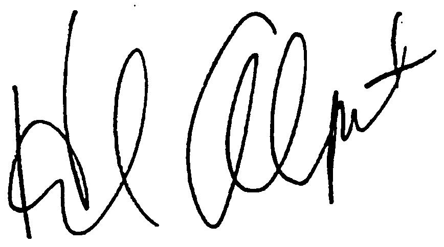 Herb Alpert autograph facsimile