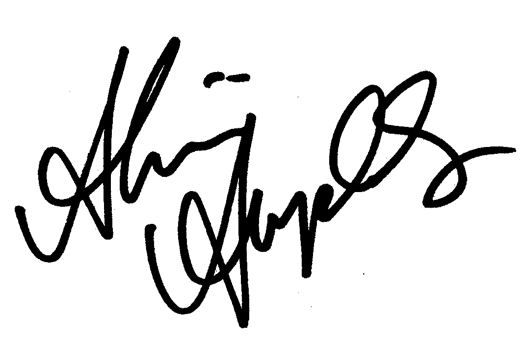 Shiri Appleby autograph facsimile
