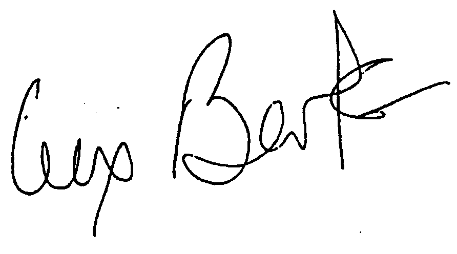 Lex Barker autograph facsimile