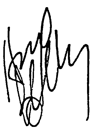 Howard Bellamy autograph facsimile