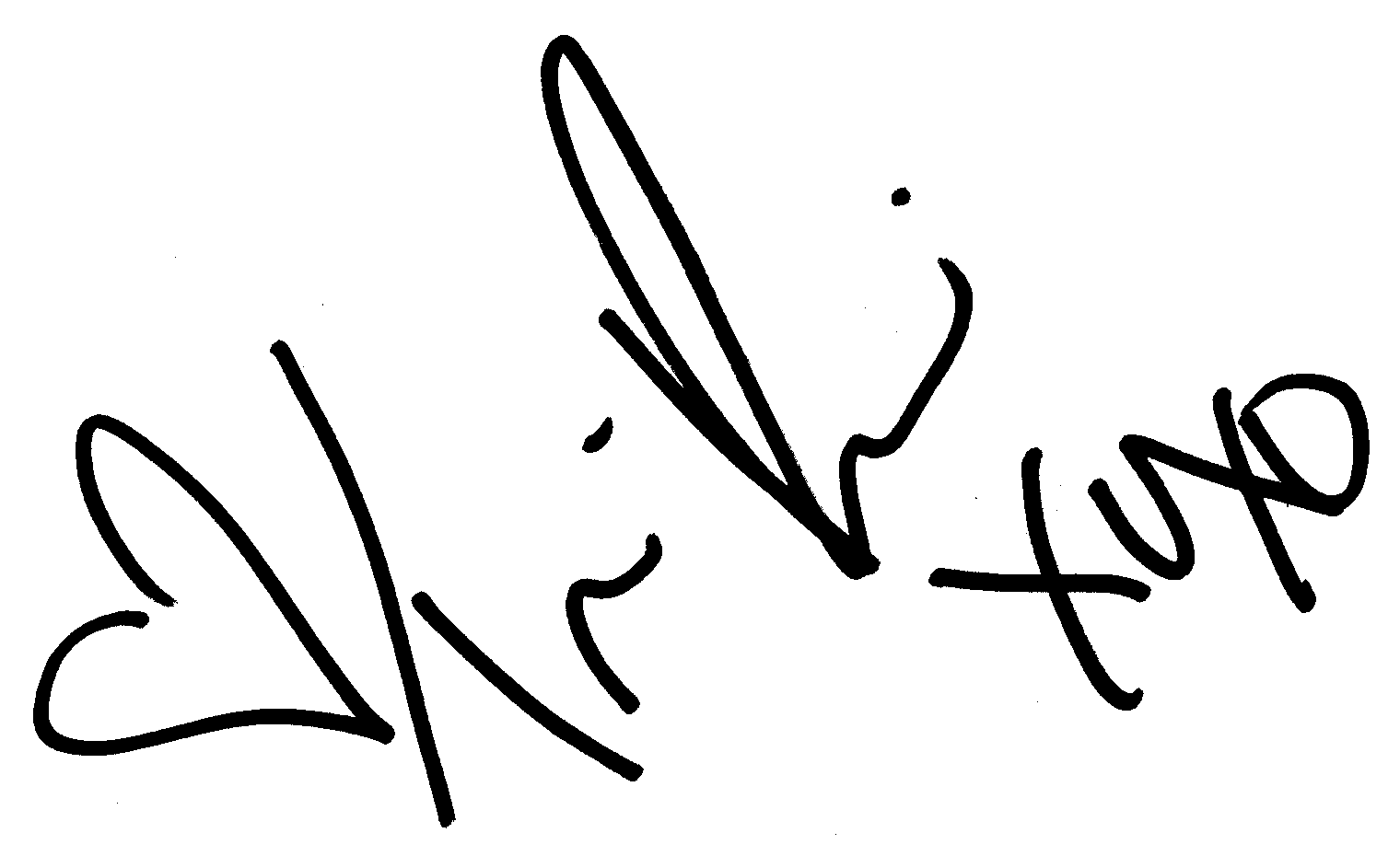 Traci Bingham autograph facsimile