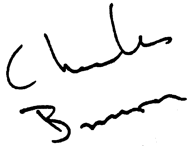 Charles Bronson autograph facsimile