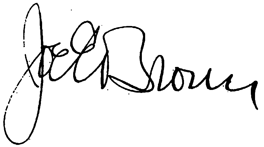 Joe E. Brown autograph facsimile