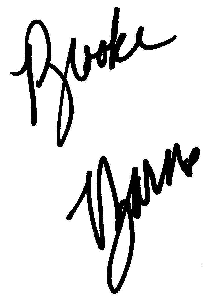 Brooke Burns autograph facsimile