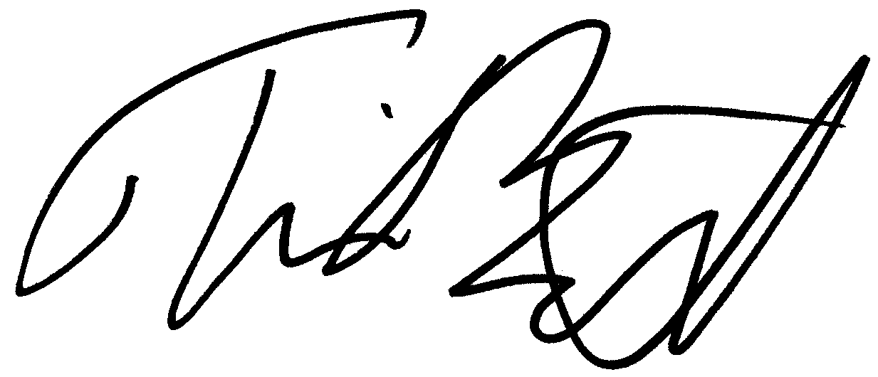 Tim Burton autograph facsimile