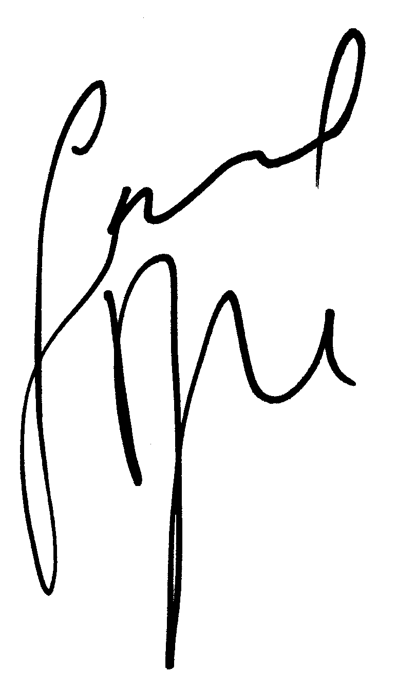 Gabriel Byrne autograph facsimile