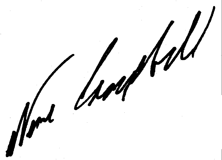 Neve Campbell autograph facsimile