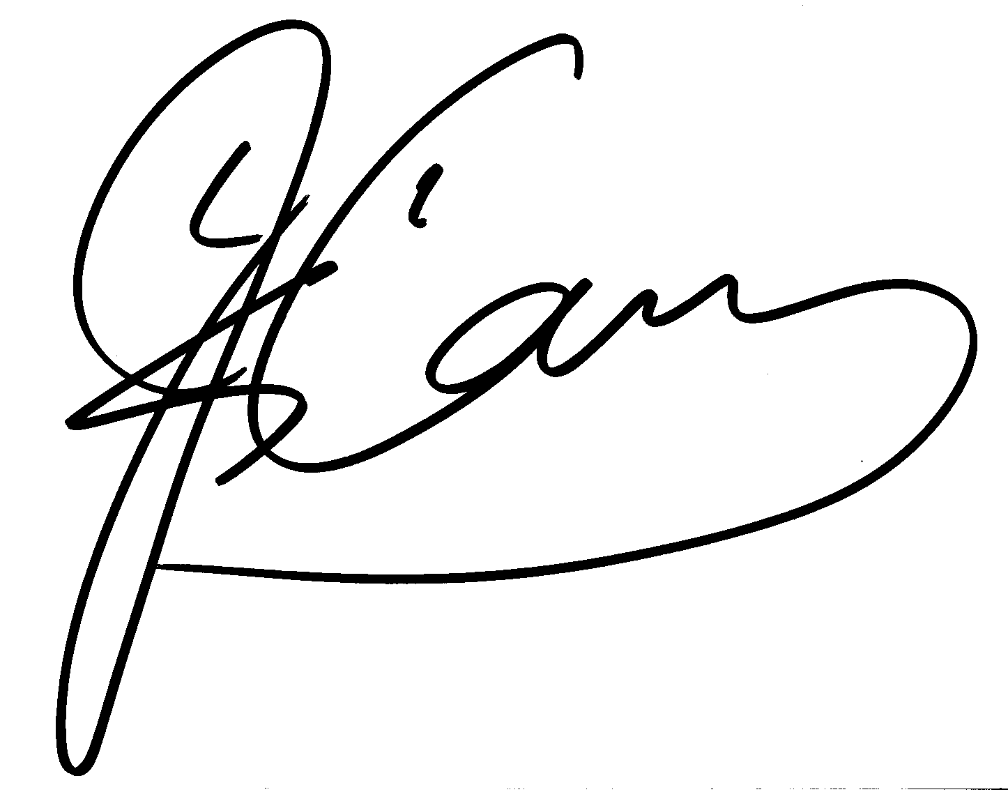 Jim Carrey autograph facsimile