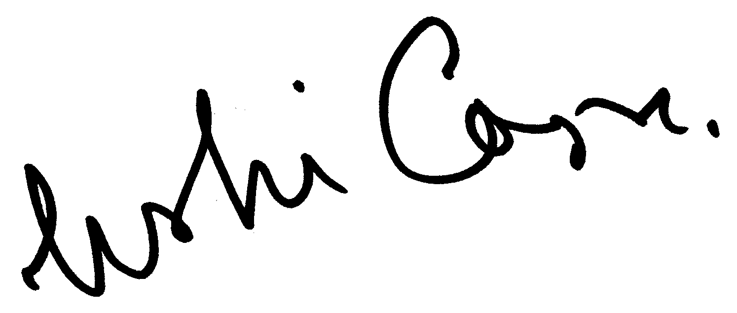 Leslie Caron autograph facsimile