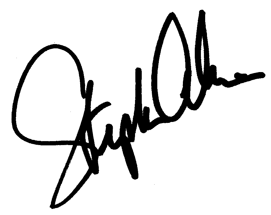 Stephen Collins autograph facsimile