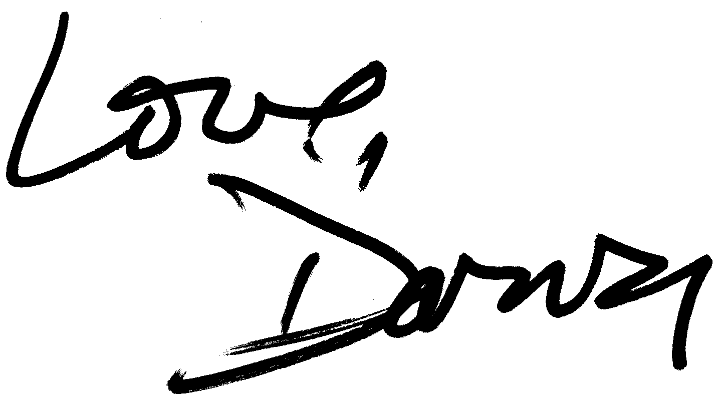 Darva Conger autograph facsimile