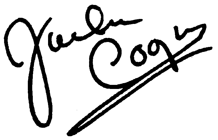 Jackie Cooper autograph facsimile