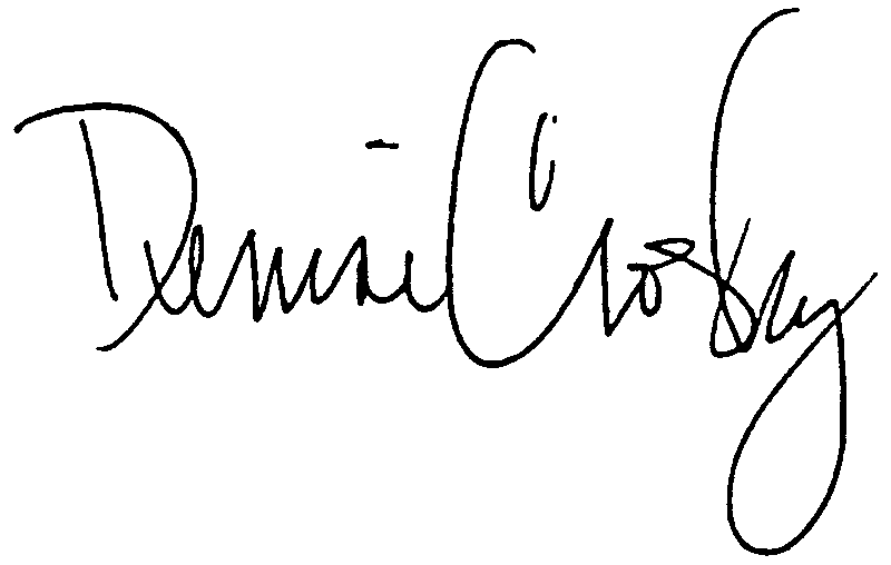 Denise Crosby autograph facsimile