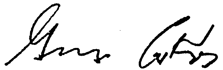 George Cukor autograph facsimile