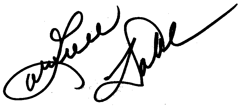 Arlene Dahl autograph facsimile