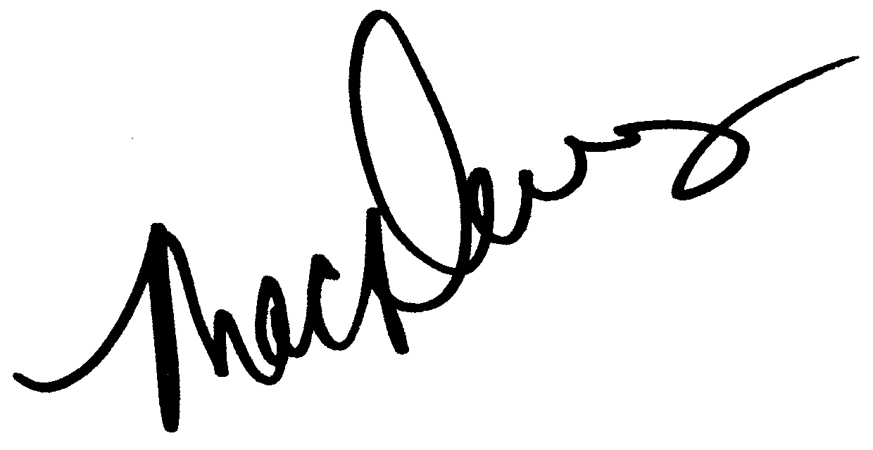 Mac Davis autograph facsimile