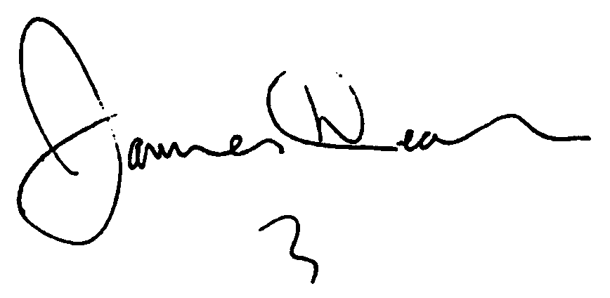 James Dean autograph facsimile