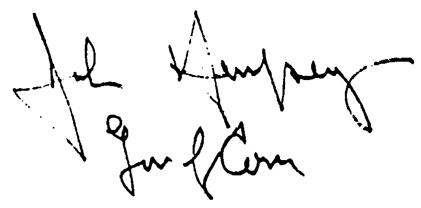 Jack Dempsey autograph facsimile