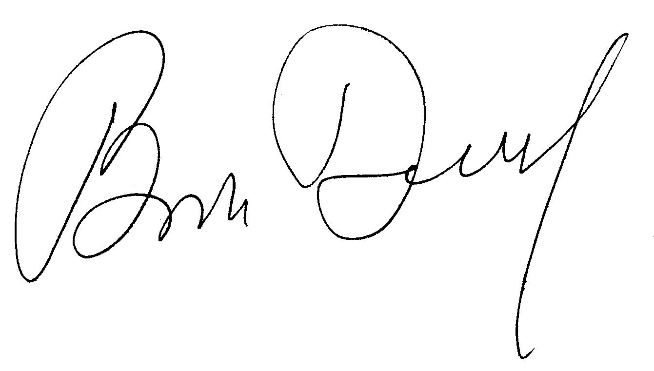 Brian Dennehy autograph facsimile