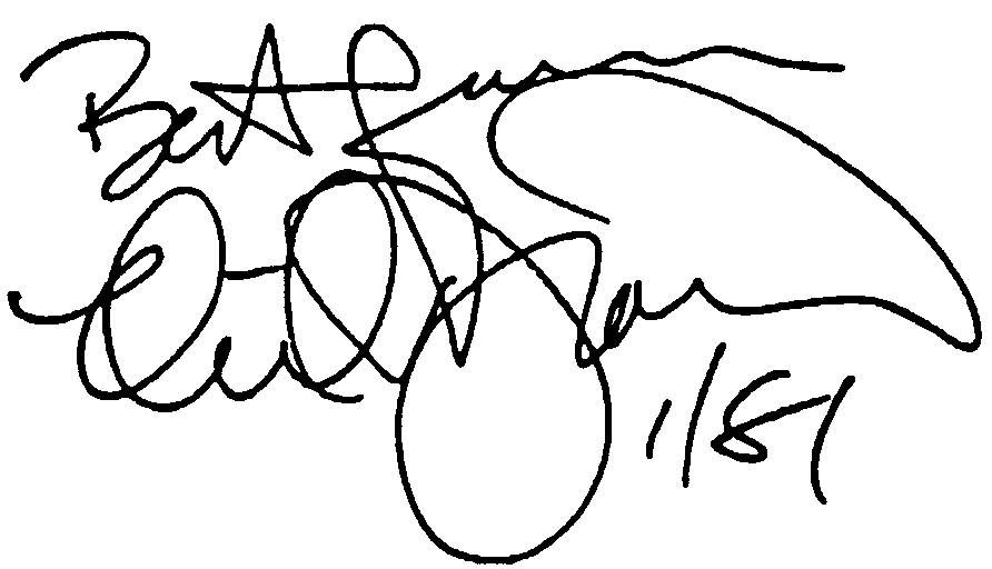 Neil Diamond autograph facsimile
