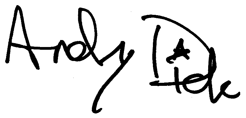 Andy Dick autograph facsimile