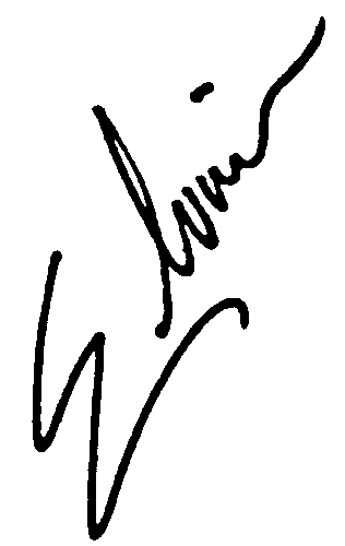 Elvira  autograph facsimile
