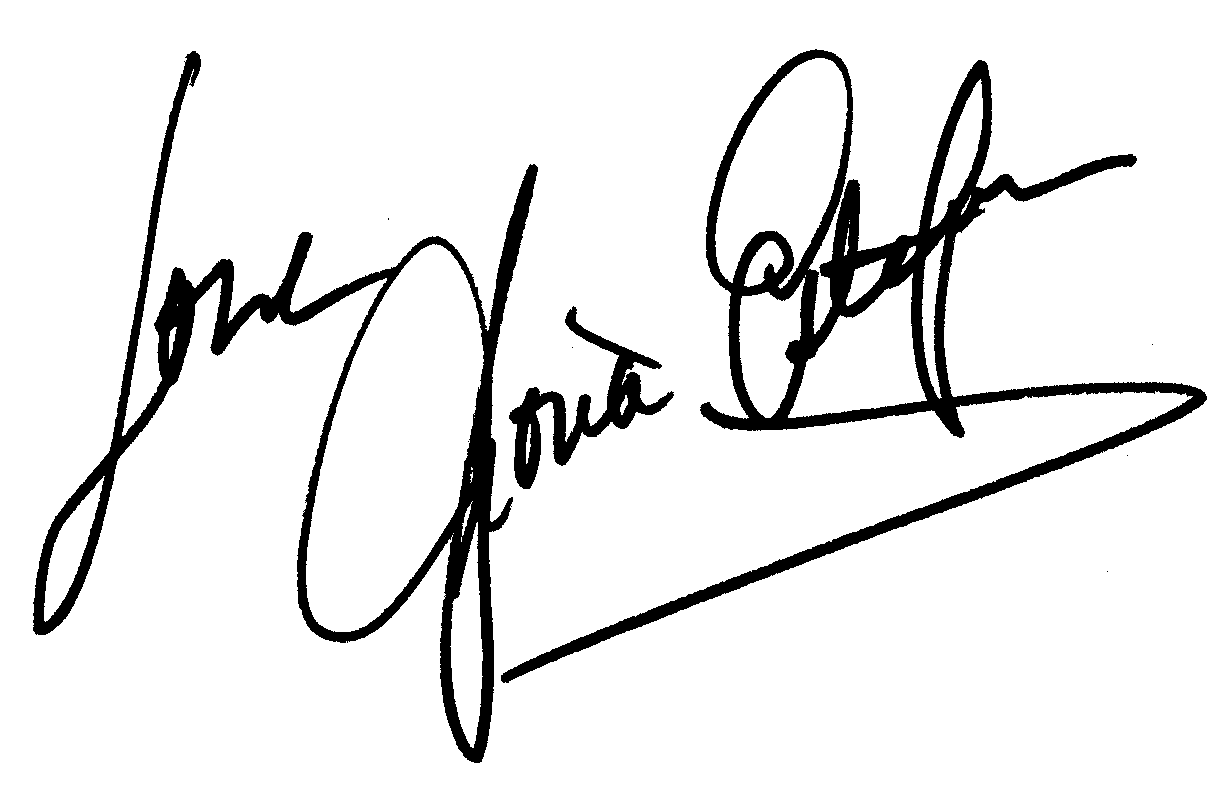 Gloria Estefan autograph facsimile