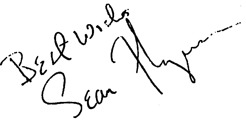 Sean Flynn autograph facsimile