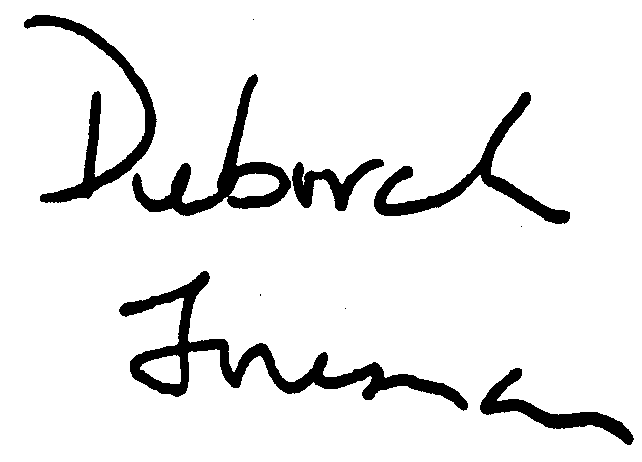 Deborah Foreman autograph facsimile