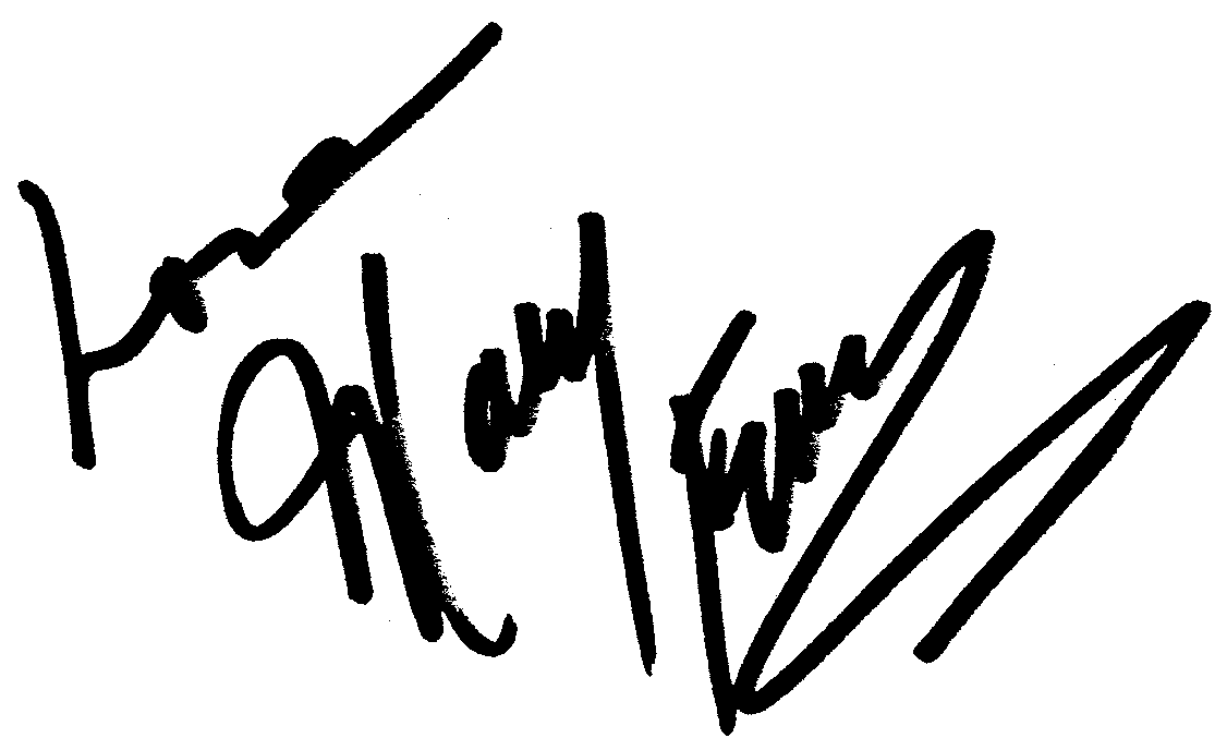 Mary Frann autograph facsimile