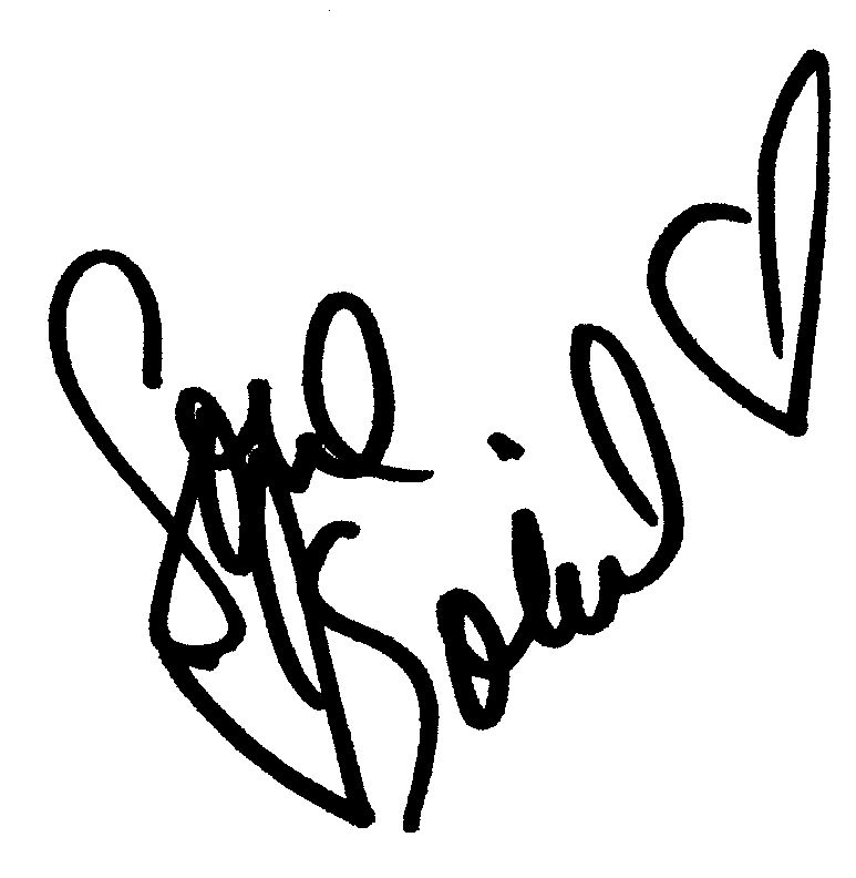 Soleil Moon Frye autograph facsimile
