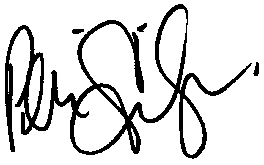 Peri Gilpin autograph facsimile