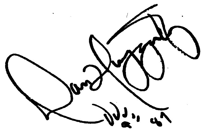 Dan Haggerty autograph facsimile