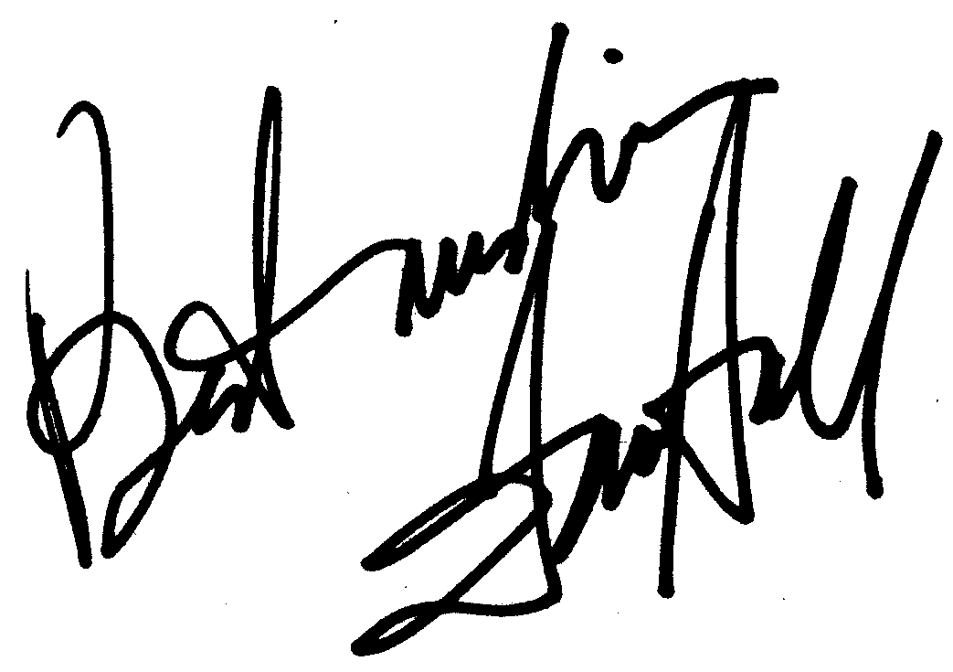 Fawn Hall autograph facsimile
