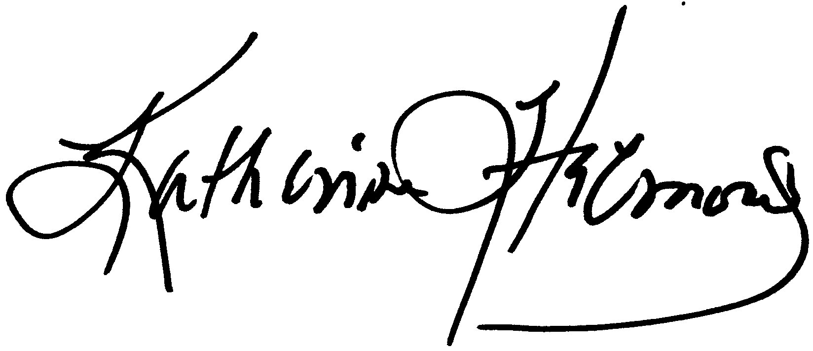 Katherine Helmond autograph facsimile