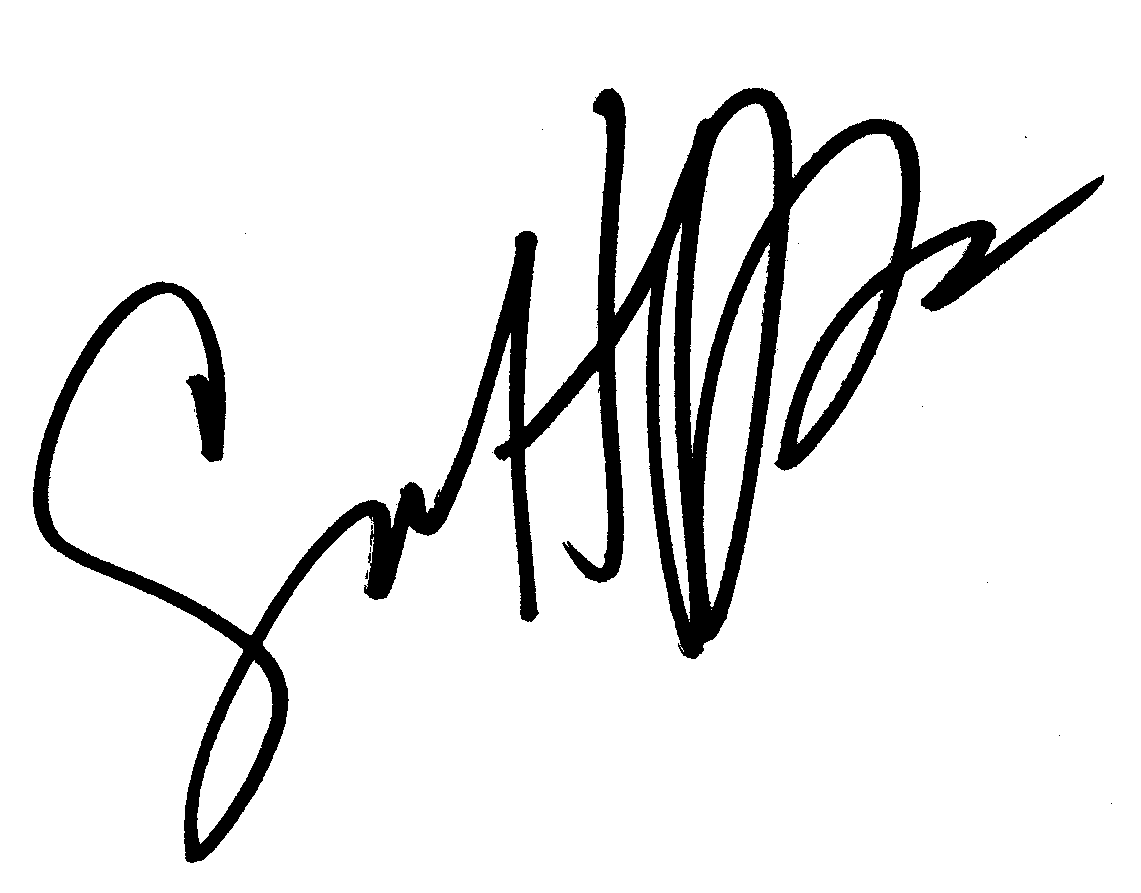 Suzanna Hoffs autograph facsimile