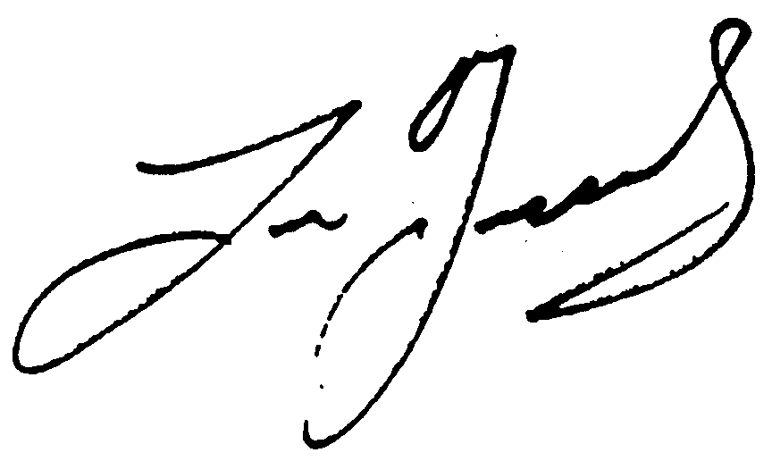 Lee Horsley autograph facsimile