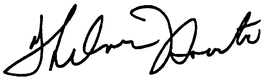 Thelma Houston autograph facsimile