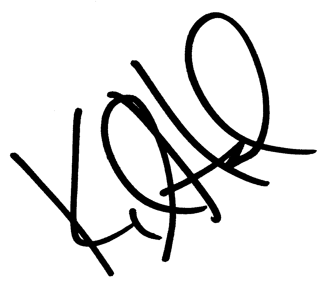 Kylie Howard autograph facsimile