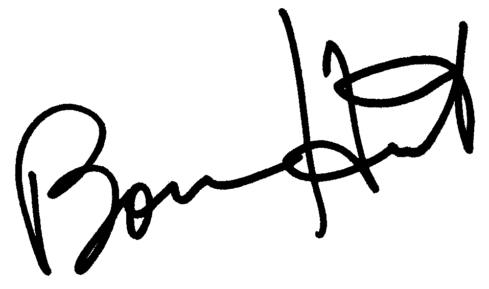 Bonnie Hunt autograph facsimile