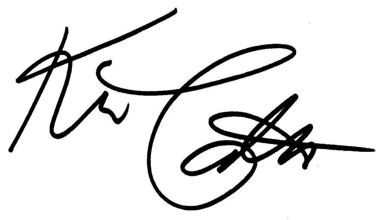 Kim Cattrall autograph facsimile