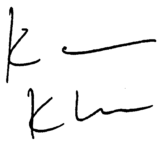 Kevin Kline autograph facsimile