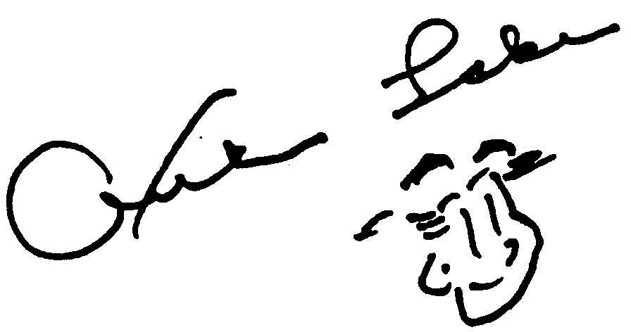 Arthur Lake autograph facsimile