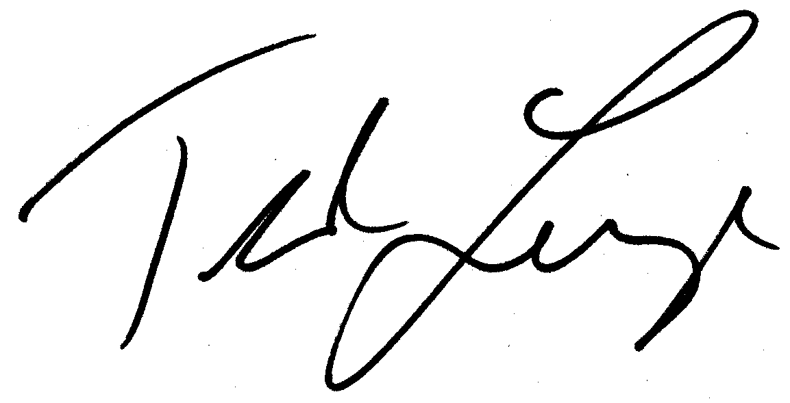 Ted Lange autograph facsimile